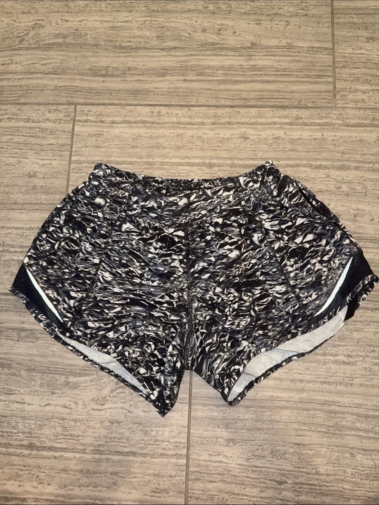 lululemon athletica Pants - lululemon athletica Black & White Marbled Athletic Shorts